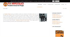 Desktop Screenshot of fratellimiroglio.it