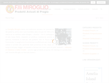 Tablet Screenshot of fratellimiroglio.it